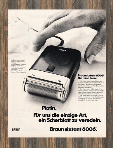Braun sixtant 6006 reklame - sixtant,