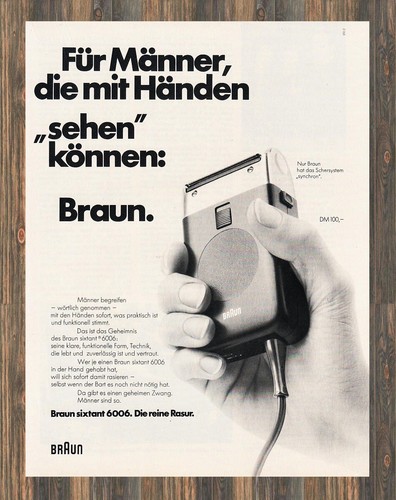 Braun sixtant 6006 reklame - sixtant,