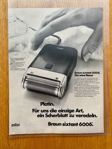 1972 braun sixtant 6006 platin - 1972,