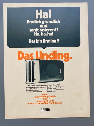 Das unding braun - braun, sixtant
