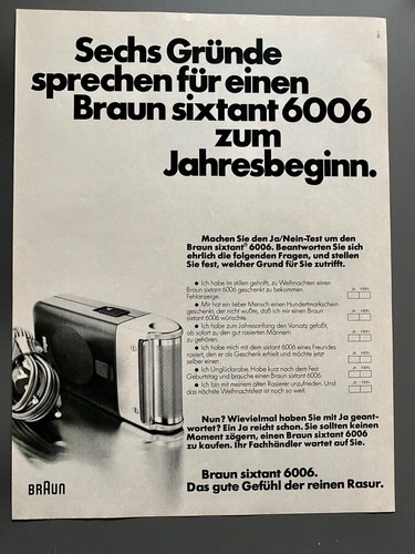 Braun sixtant 6006