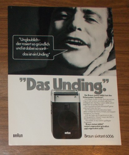 Seltene werbung vintage - seltene, braun