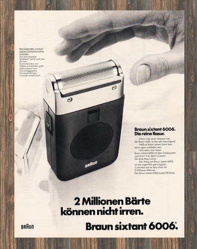 Braun sixtant 6006 reklame - sixtant,